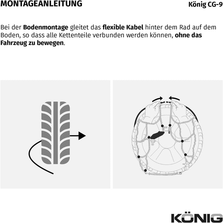 KÖNIG CG-9 105 - Schneeketten, CG-9 105