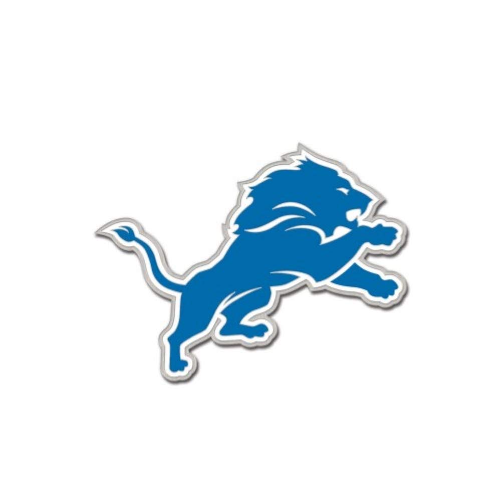 WinCraft NFL Unisex-Erwachsene, Unisex-Kinder Standard Detroit Lions 1 Inches official team colors.,