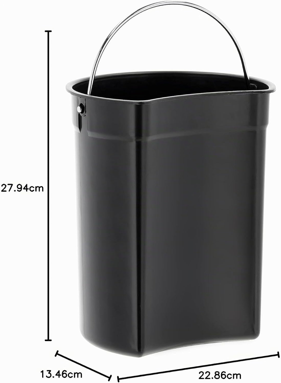Zone Denmark Nova Mülleimer fürs Bad, Kosmetikeimer, Abfalleimer fürs Badezimmer, Durchm. 23 cm, Höh