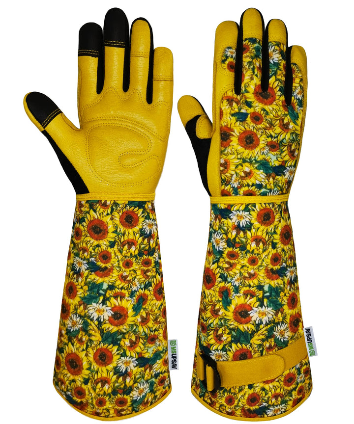 Gartenhandschuhe für Damen und Herren, dornsichere Gartenhandschuhe für Herren und Damen, lange Gart
