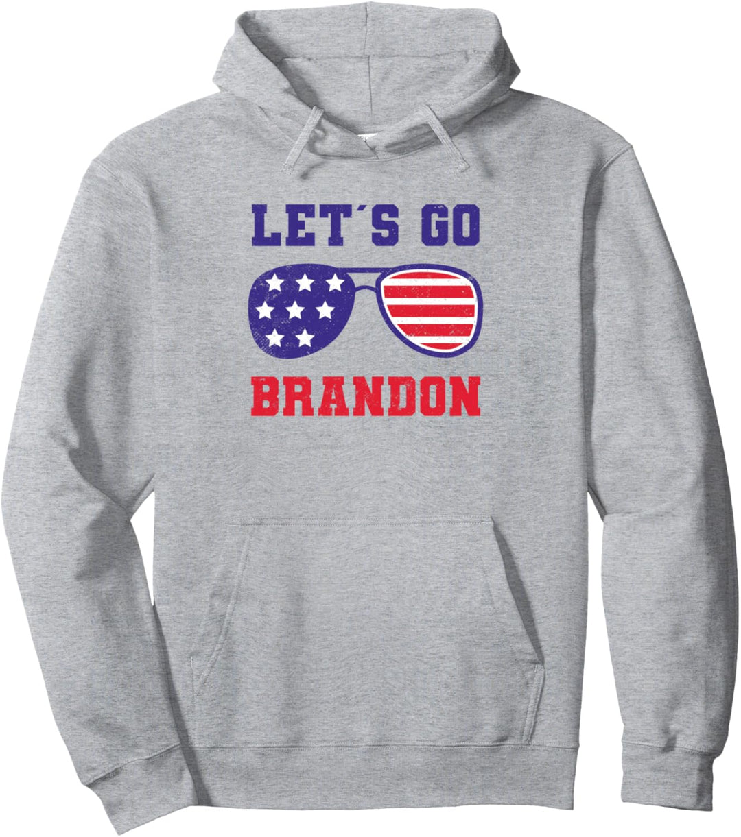 Lets Go Brandon Meme Trending Pullover Hoodie