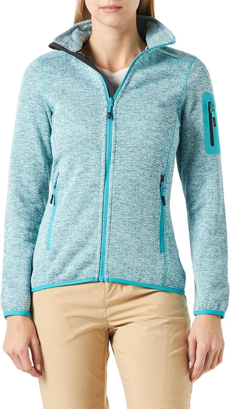 CMP Damen Fleecejacke Jacke 44 Lagunenweiss, 44 Lagunenweiss