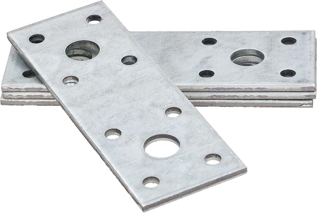 KOTARBAU Lochplatten 116 x 40 mm Verzinkt Silber Flachverbinder Holzverbinder Innen – Aussenbereich