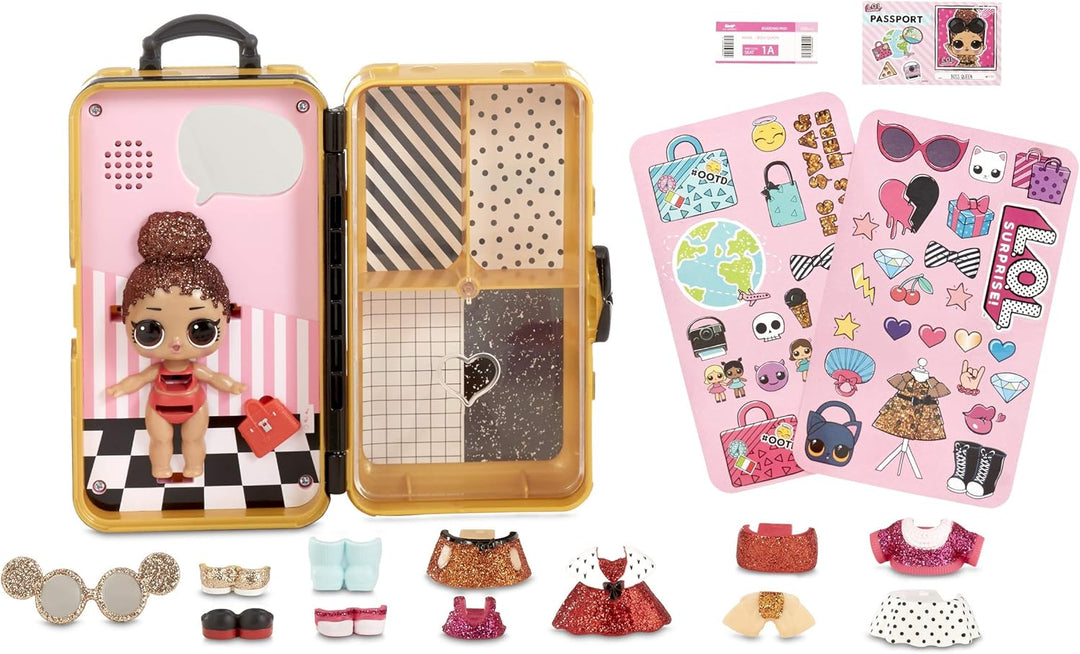 L.O.L. Surprise! 560418 L.O.L Style Koffer Boss Queen Interactive Surprise, Mehrfarbig