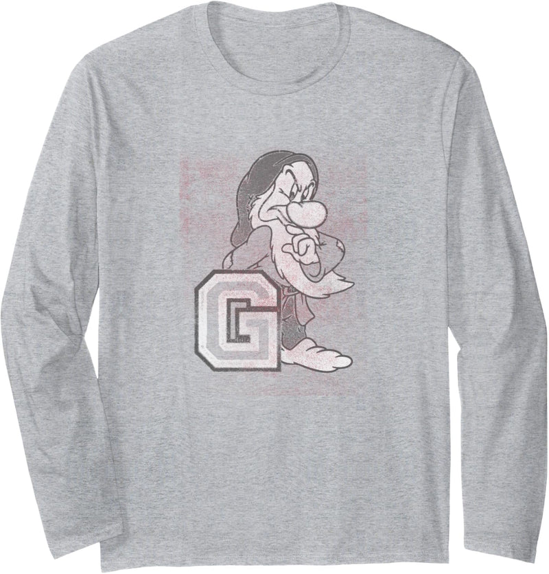 Disney Snow White And Seven Dwarfs Grumpy Langarmshirt