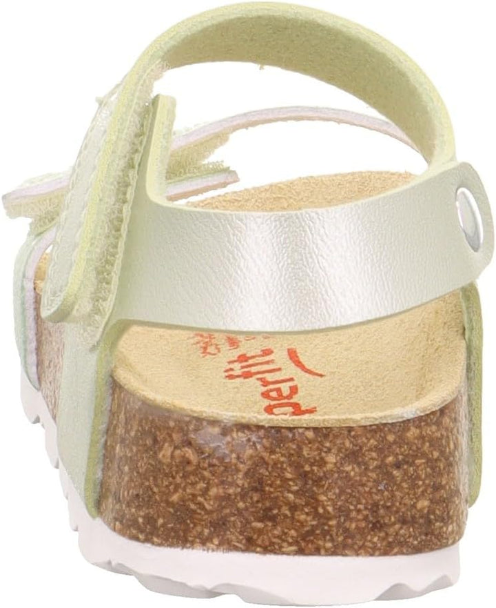 Superfit Mädchen FUSSBETTPANTOFFEL Pantoffeln 25 EU Grün 7500, 25 EU Grün 7500