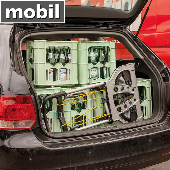 Wolfcraft TS 850 Transportsystem 5501000 / Komfortable & klappbare Sackkarre für Lasten bis zu 100 k