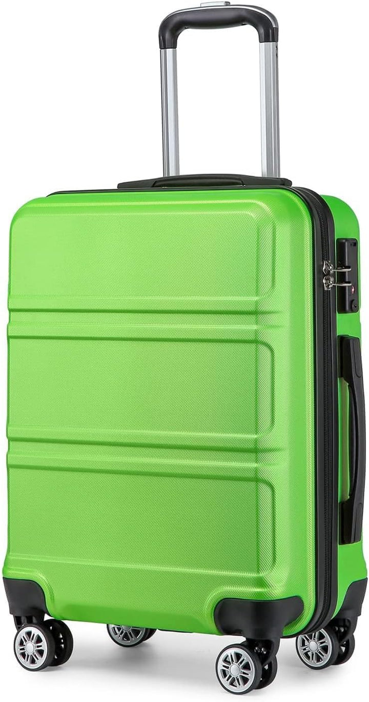 KONO Koffer Trolley Reisekoffer, M (55cm) Apfelgr&#xFC;n