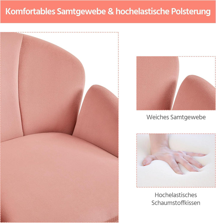 Yaheetech Schreibtischstuhl Ergonomisch Bürostuhl bis 136 kg Belastbar, Drehstuhl Höhenverstellbar C