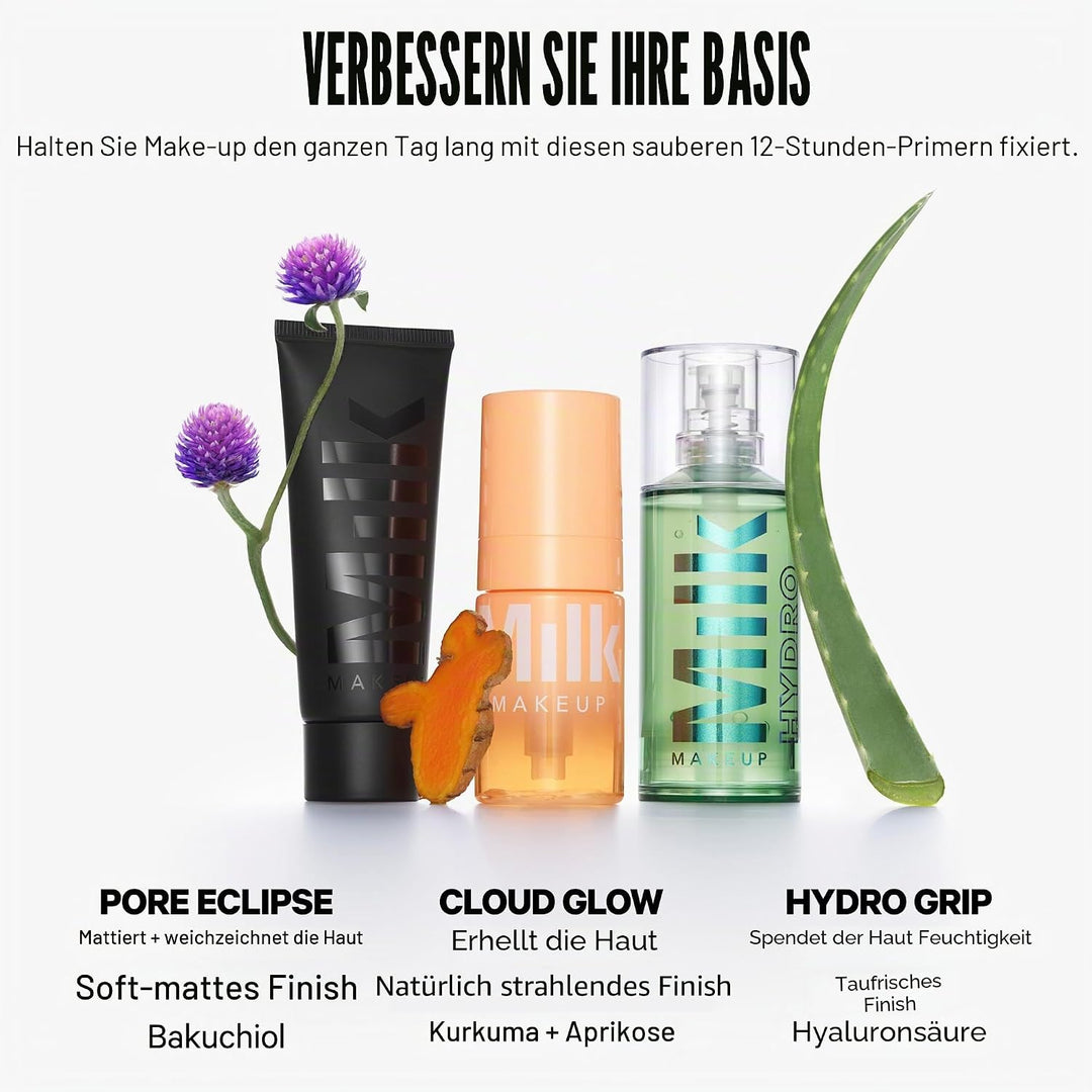 Milk Makeup Hydro Grip Primer - 1.52 fl oz - Hydrates &amp; Grips Makeup for Up to 12 Hours - Prevents C