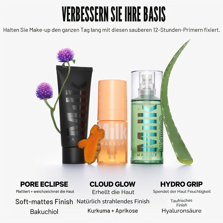 Milk Makeup Hydro Grip Primer - 1.52 fl oz - Hydrates &amp; Grips Makeup for Up to 12 Hours - Prevents C