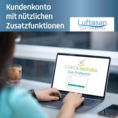 Luftasan Asbest Test Maxi – professionelle Asbest-Analyse Einer Staubprobe oder Materialprobe – gemä