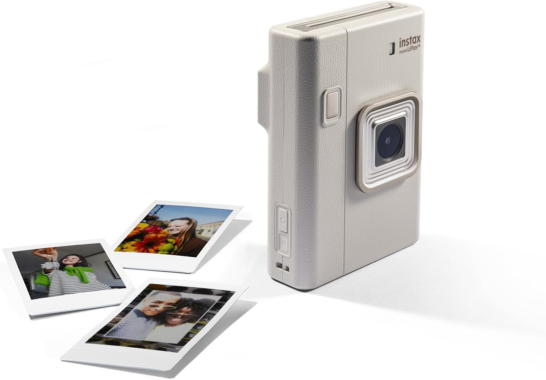 instax mini LiPlay+™ Sand Beige, hybride Sofortbildkamera