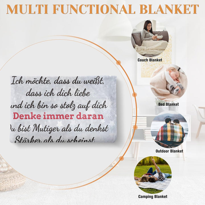 Schwester Geschenk, Flanell Decke Geburtstagsgeschenk für Beste Schwester, Weihnachten Geburtstag Ho