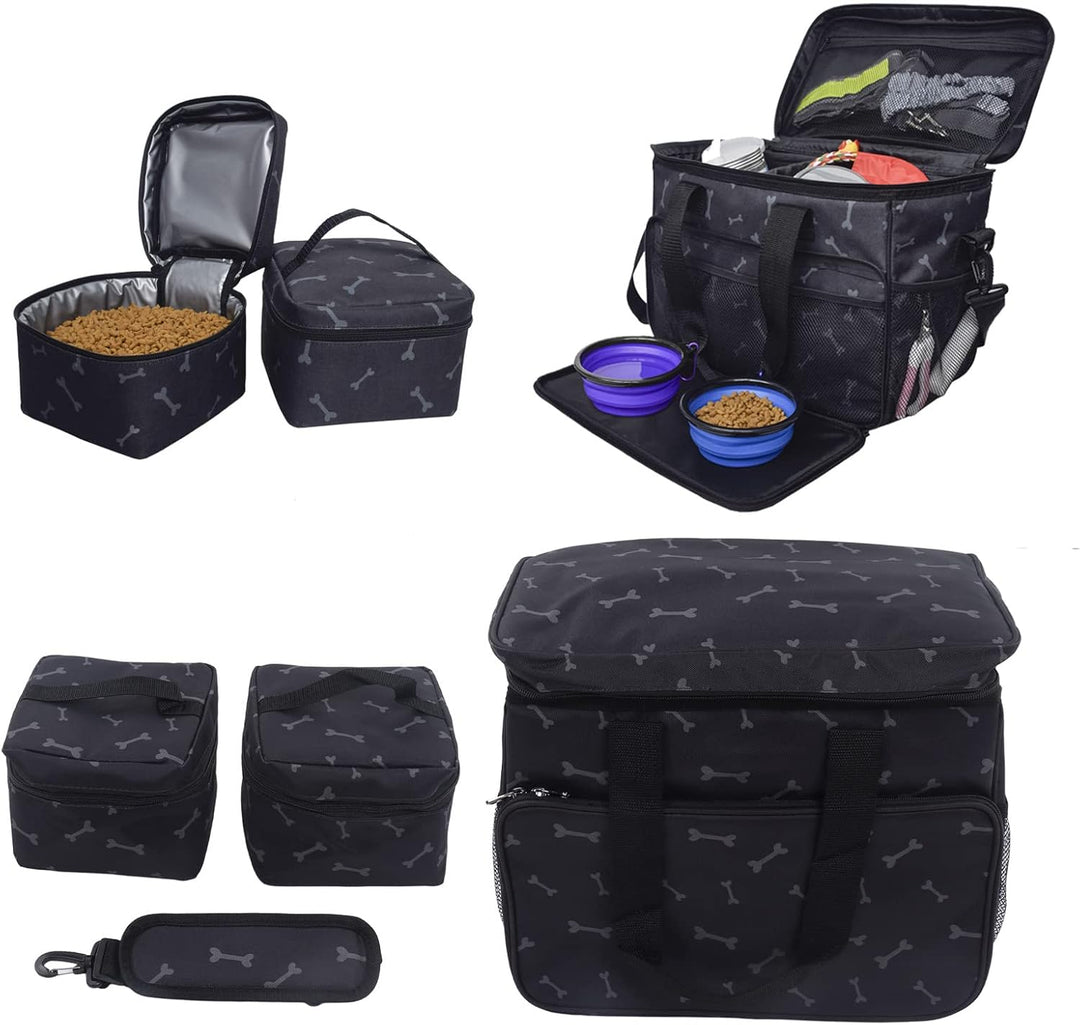 Hundereisetasche mit Multifunktionstaschen, für Reisen, Wandern, Outdoor-Aktivitäten