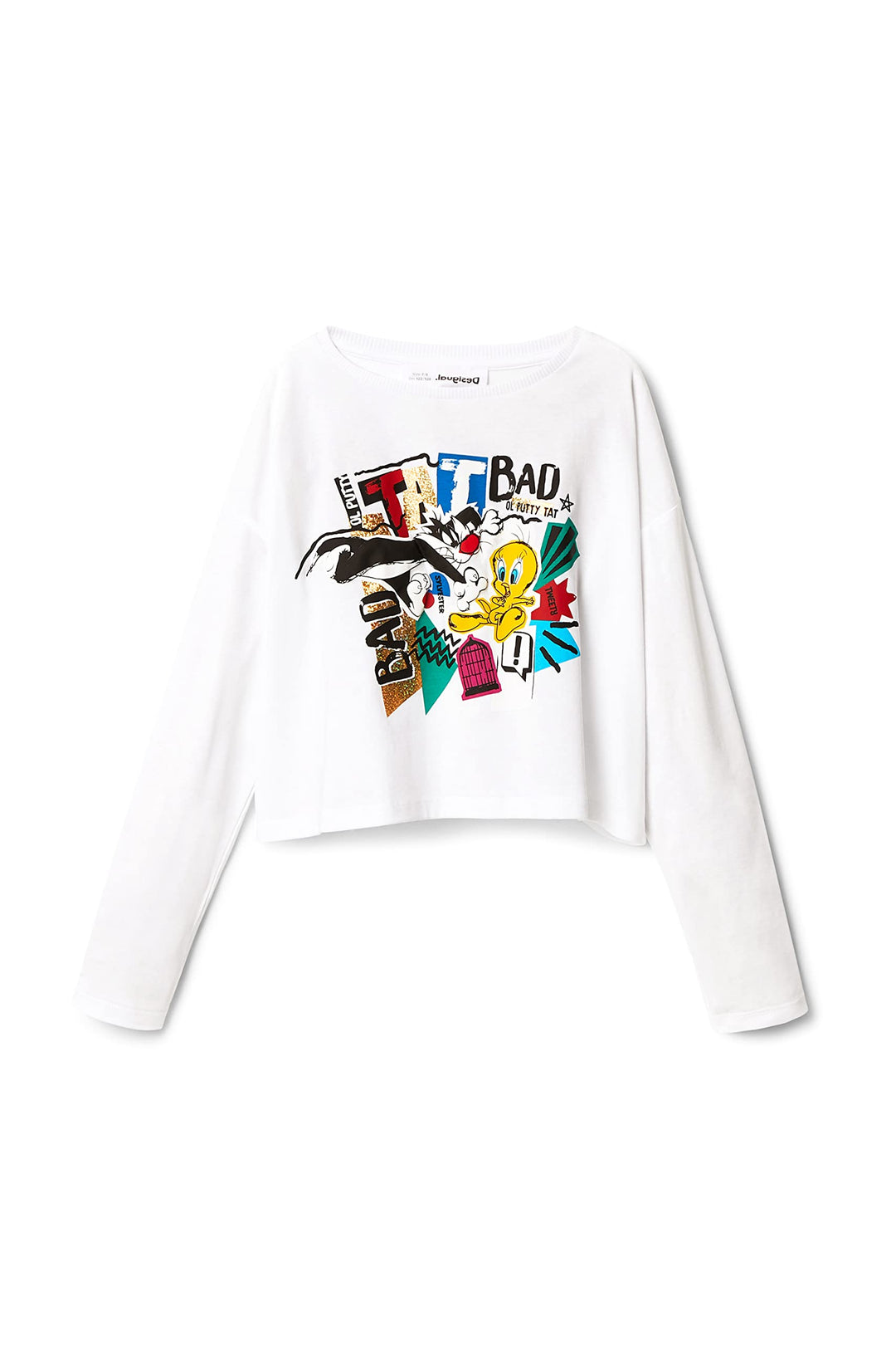 Desigual Mädchen Shirt 6 Jahre Weiss, 6 Jahre Weiß