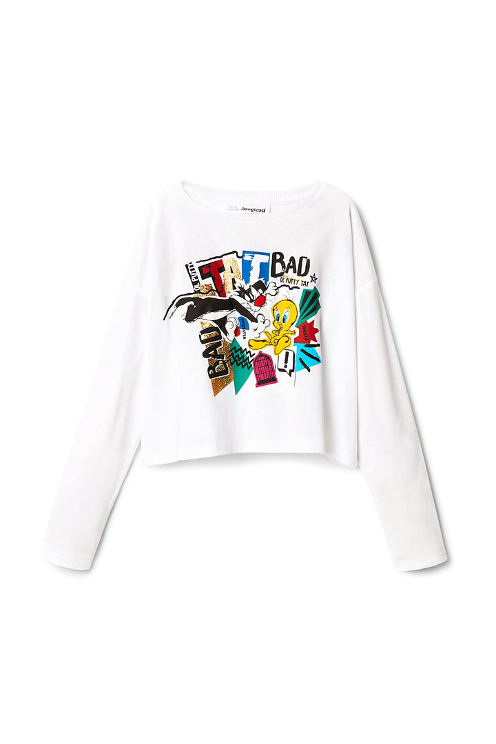 Desigual Mädchen Shirt 6 Jahre Weiss, 6 Jahre Weiß