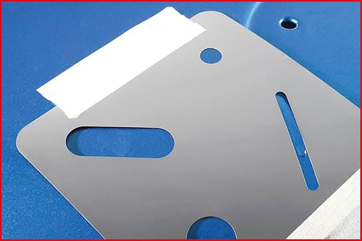KS Tools 903.1045 Maskierschablonen-Set, 3-teilig, Plastik Gummi Edelstahl Aus Kunststoff Metall Leg