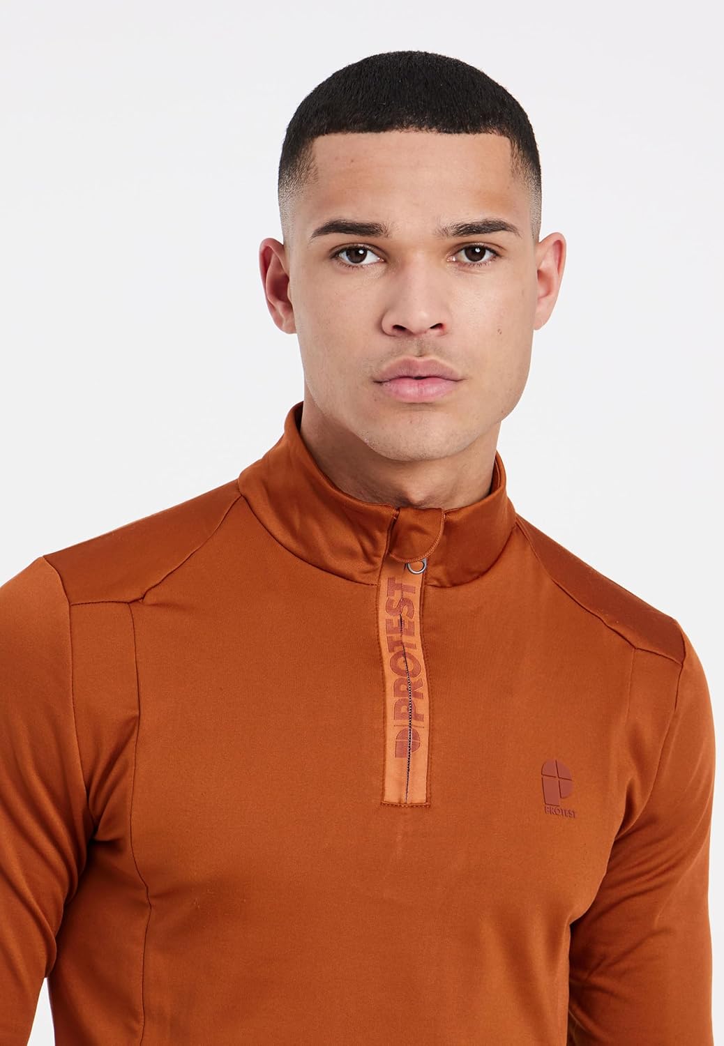 Protest Herren Cycling T-Shirt PRTHINDES S Orange, S Orange