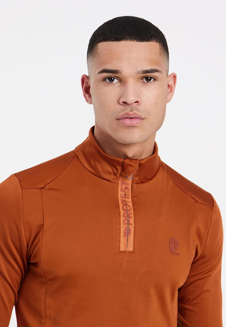 Protest Herren Cycling T-Shirt PRTHINDES S Orange, S Orange
