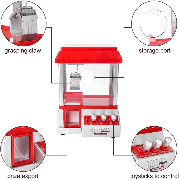 ColdShine Candy Grabber Süssigkeitenautomat Machine Dispenser Machine Spiel Candy Clip und Dispenser