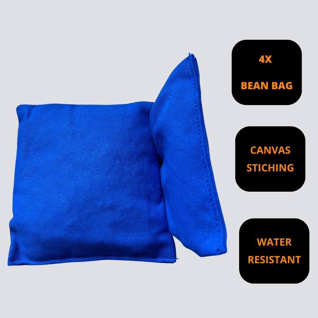 DOCTOR SPORT Cornhole Bean Bags USA Wetter resistent- Satz von 4 Verordnung Säcke für Tossing- Offiz