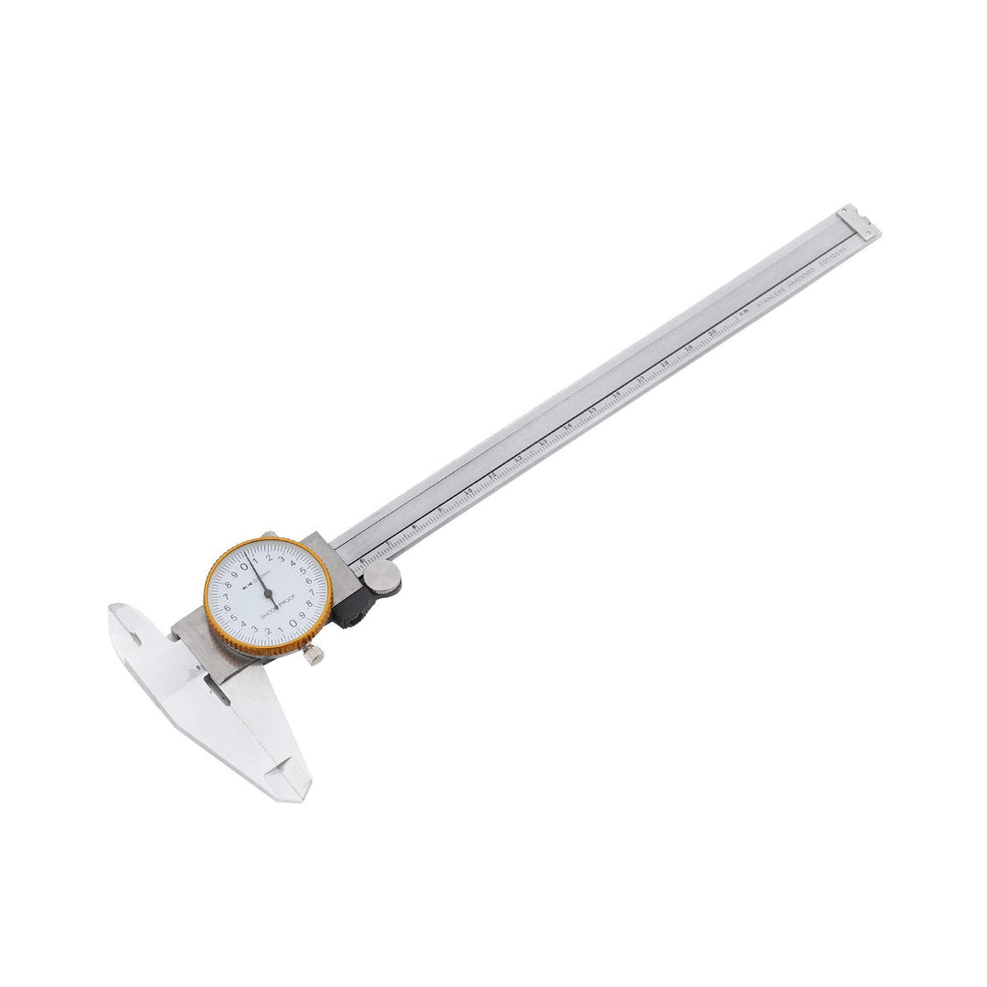 KATSU Uhrmessschieber 150mm 6" Zifferblatt Messschieber Edelstahl hochpräziser stossfester und absch