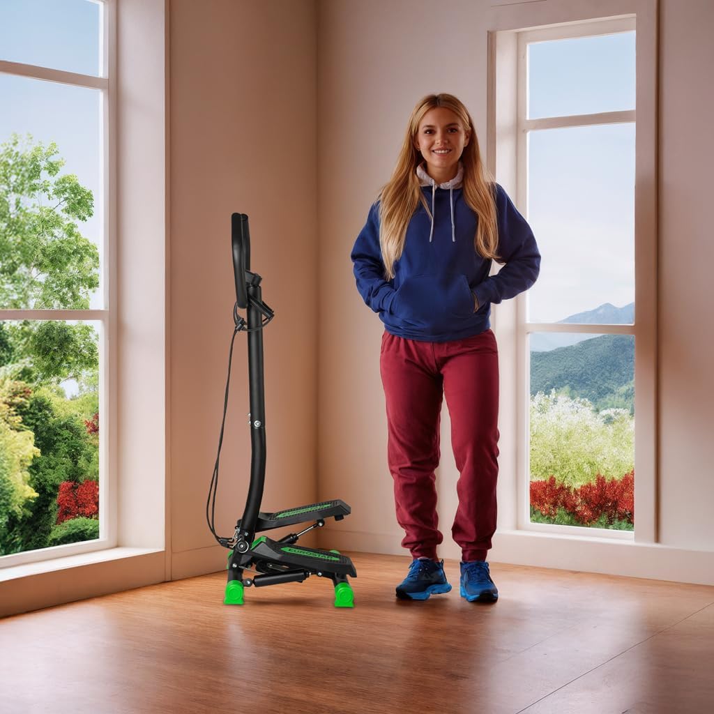 EKA® Stepper Twist Stepper Trainingerät mit Handgriff- Ergonomisches und widerstandsfähiges Design -