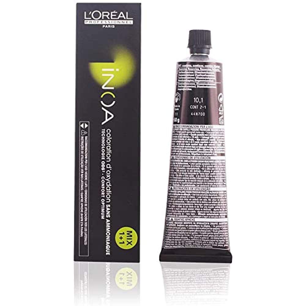 L'Oréal Professionnel Paris Inoa , 60 gram 10,1 Platinblond Asch 60 g (1er Pack), 10,1 Platinblond A