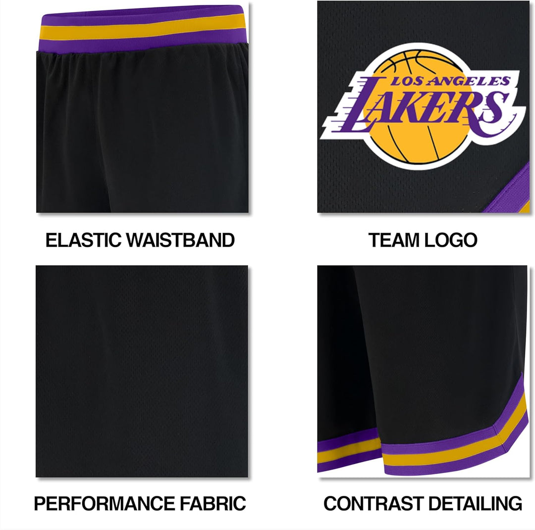 Ultra Game Herren Gsm3547f NBA Woven Team Logo Poly Mesh Basketball Shorts Phoenix Suns XL, Phoenix