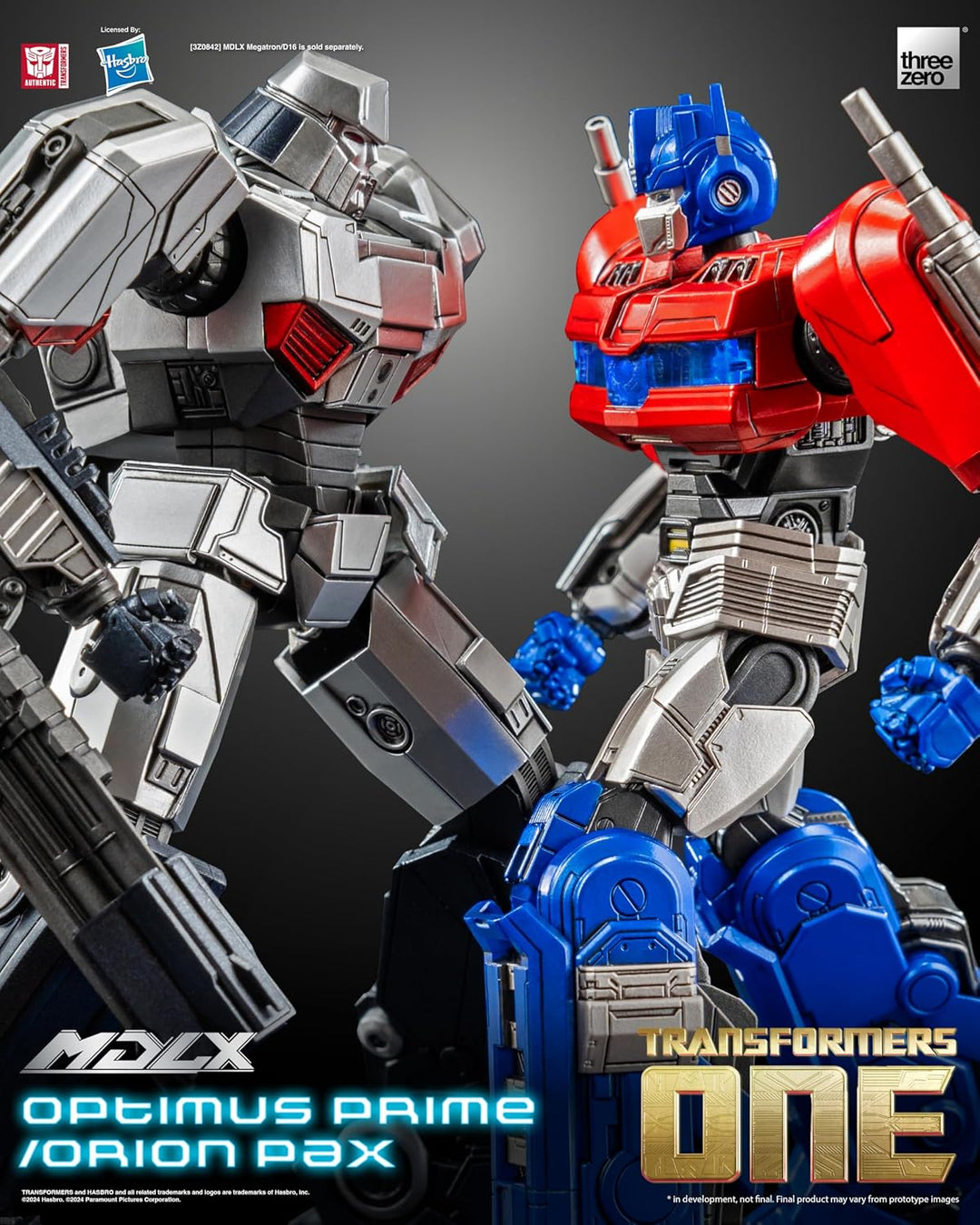 threezero store Transformers One: Optimus Prime Orion Pax MDLX Actionfigur