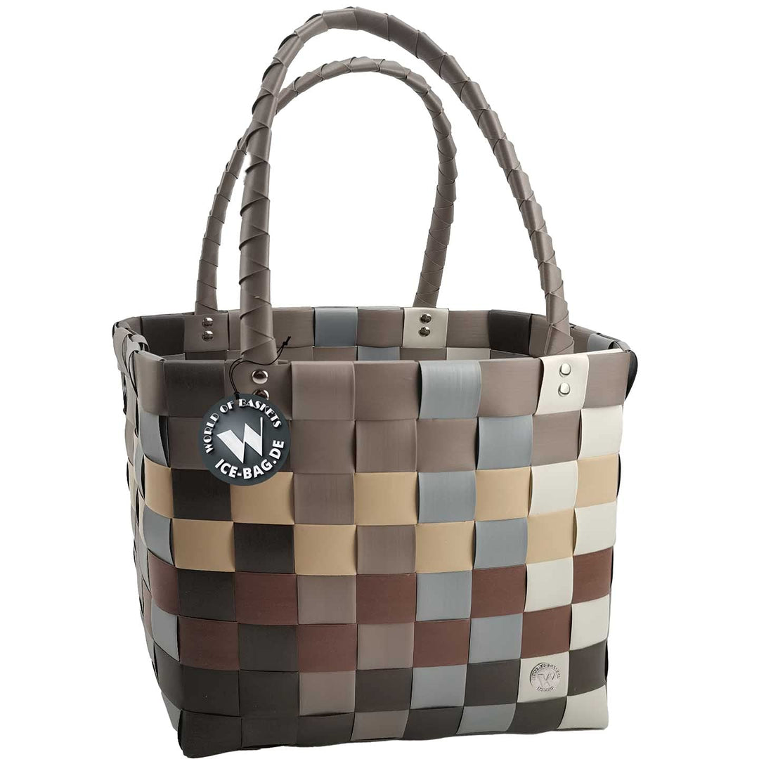 WORLD OF BASKETS WITZGALL ICE-BAG 5009-76-0 Evergreen Einkaufskorb, Shoppertasche, 28x21x28 cm