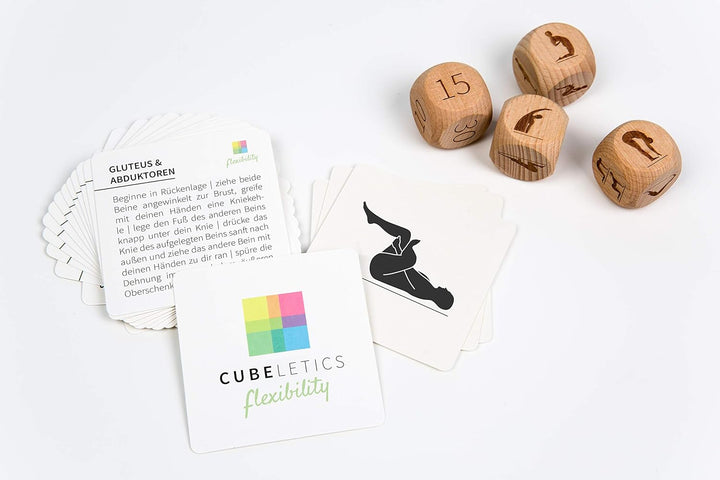 CUBELETICS Flexibility - Deine Beweglichkeitswürfel - Spass und Erfolg im Training durch Abwechslung
