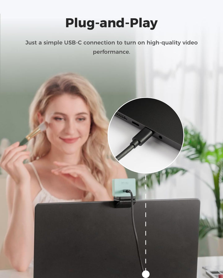 OBSBOT Meet 2 Ultra HD 4K Streaming Webcam, 1080p at 60 FPS, Videokonferenz Kamera mit KI Automatisc