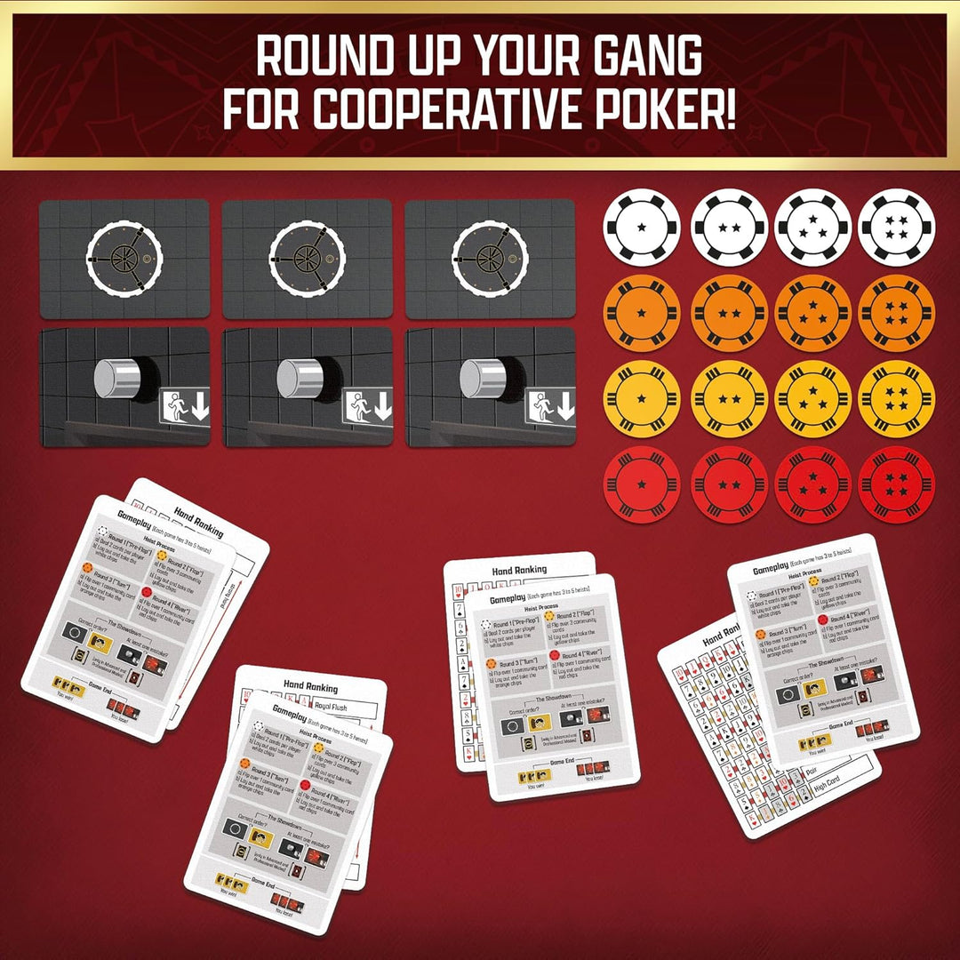 Thames & Kosmos The Gang | Kooperatives Poker | Familienspielabend | Strategiespiel | ab 10 Jahren