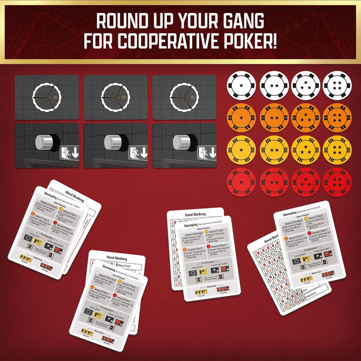 Thames & Kosmos The Gang | Kooperatives Poker | Familienspielabend | Strategiespiel | ab 10 Jahren