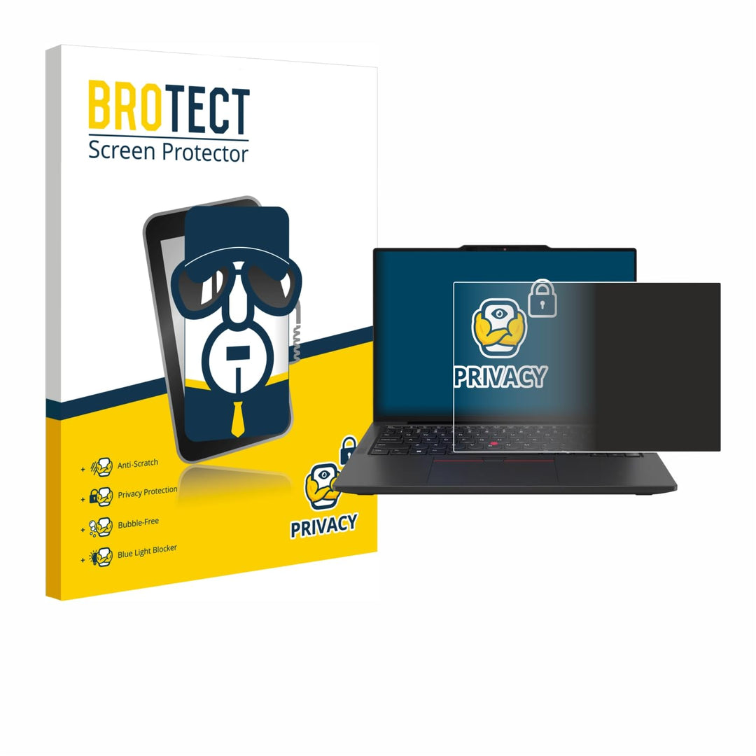 BROTECT Anti-Spy Blickschutzfolie für Lenovo ThinkPad X13 Gen 6 Privacy Screen Protector [Displaysch
