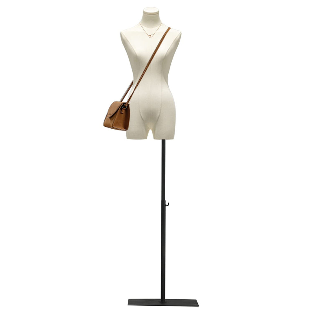 Schneiderpuppe Damenbüste Weiblich, Höhe Verstellbarer Schaufensterpuppe Körper, Mannequin mit Metal