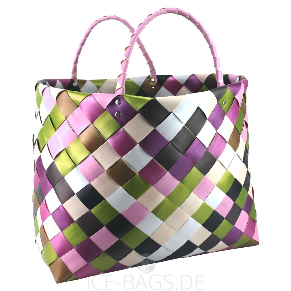 Ice-Bag XXL Shopper 5006-39" Big City - original Witzgall, weiss, lila, grün