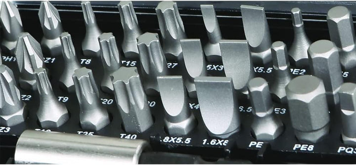 Beta 860EA/31 - Sortiment mit 30 schraubeinsätzen und magnetischer schraubeinsatzhalter, im kunststo