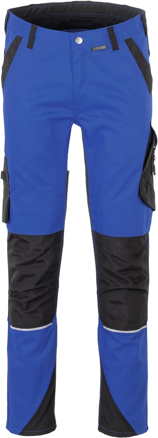 Planam Herren Cargo Norit Herren Bundhose 54 Kornblau/Schwarz, 54 Kornblau/Schwarz