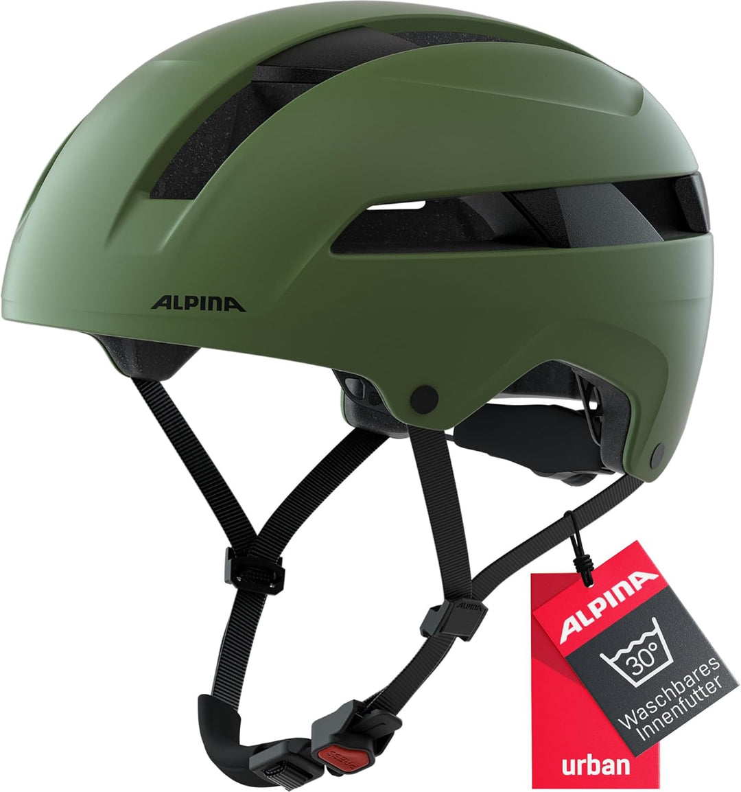 ALPINA SOHO - Extrem Robuster, Leichter & Individuell Anpassbarer Urban Fahrradhelm Für Erwachsene o
