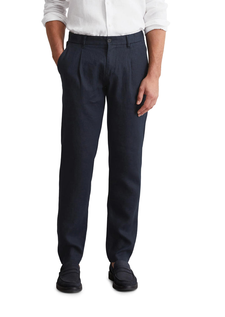 Marc OߴPolo Herren Chinohose mit Stretch-Anteil Slim Fit 32W / 30L Dark Navy, 32W / 30L Dark Navy