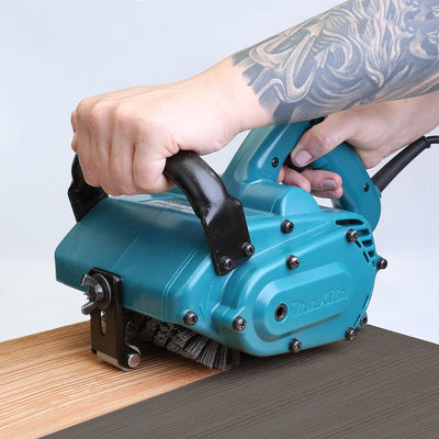EHRHOLZ® Schleifbürste passend für Makita Bürstenschleifer 9741 | Strukturierbürste | Satinierbürste