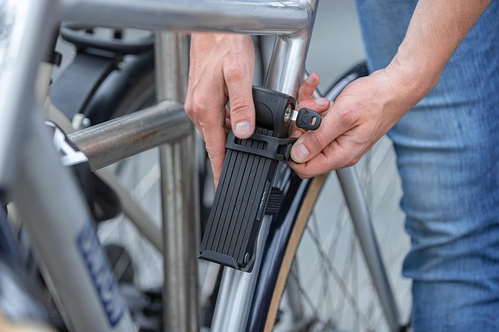 AXA Fold Lite 80 – Faltschloss Fahrrad – Länge 80 cm – Sicherheitsstufe 7 – Leichtes Schloss – Mit 2