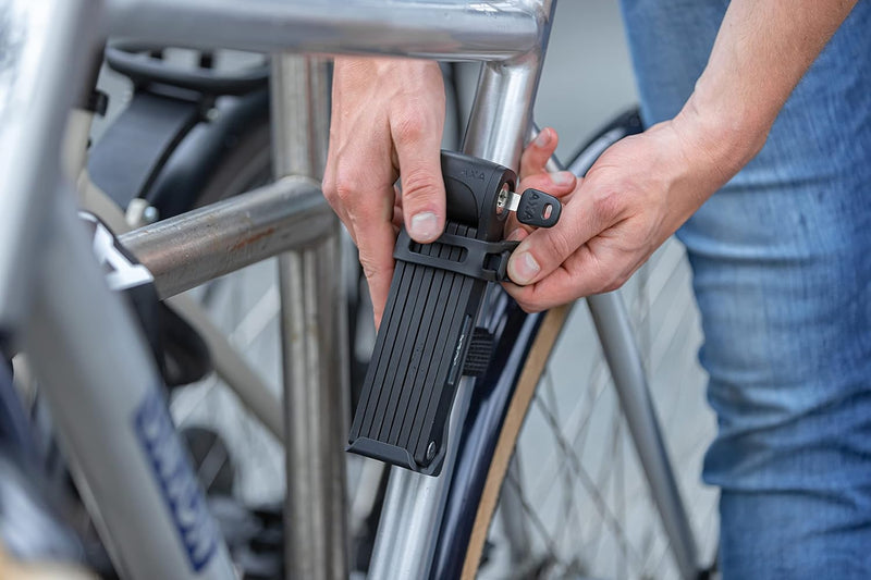 AXA Fold Lite 80 – Faltschloss Fahrrad – Leichtes Schloss – Fahrradschloss für Kinder – Fahrradfalts