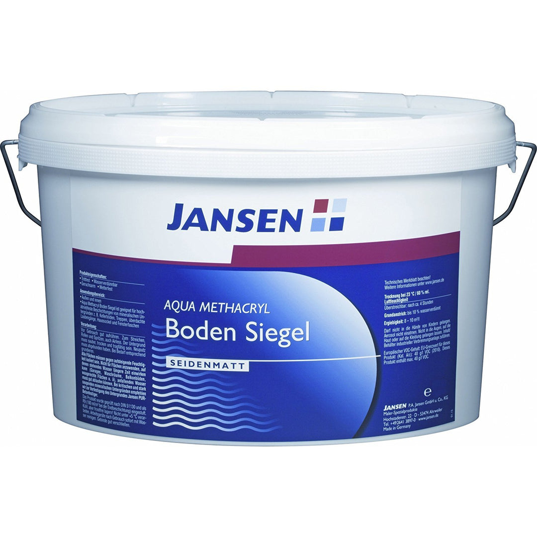 JANSEN Methacryl Beton- und Zementfarbe 2,5Ltr hellgrau