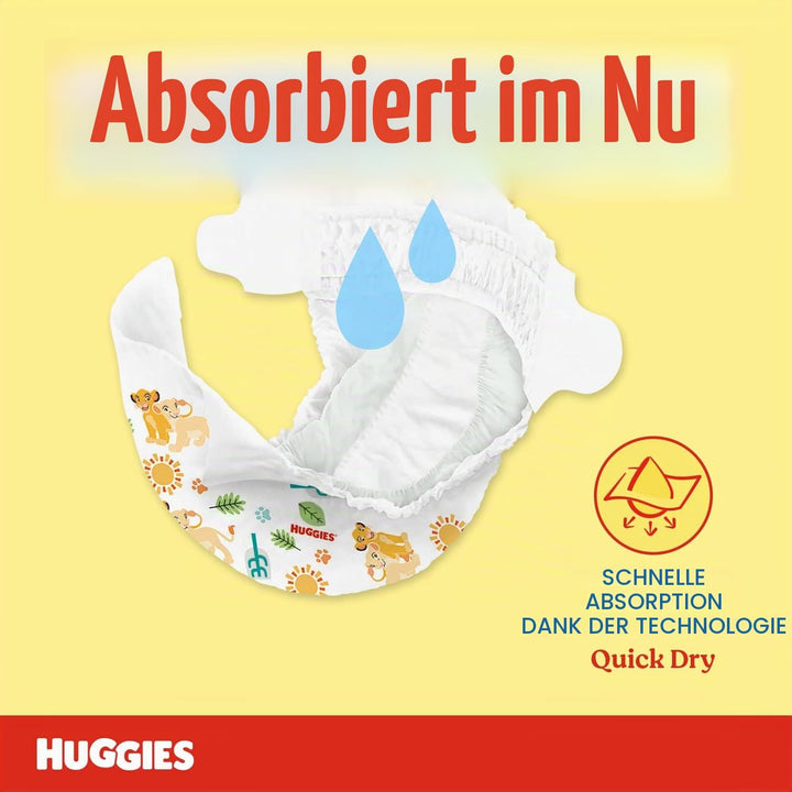 Huggies Unistar Windeln, Grösse 6 (15-30 kg), 72 Stück Taglia 6 72 Pannolini, Taglia 6 72 Pannolini