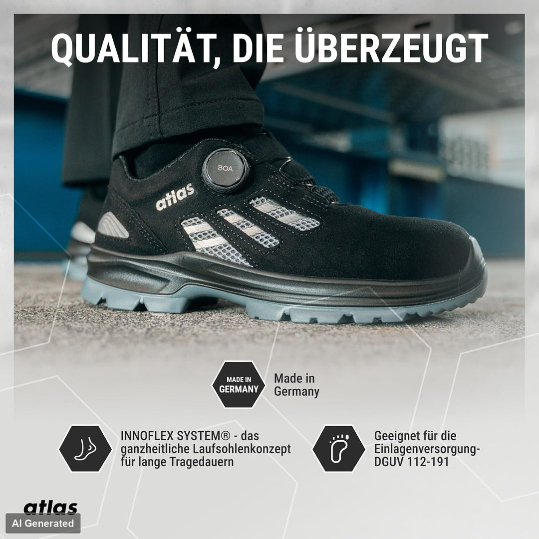 Atlas Flash 3200 BOA® | ESD - EN ISO 20345 S1 SRC - Gr. 36-49 39 EU Mehrfarbig, 39 EU Mehrfarbig