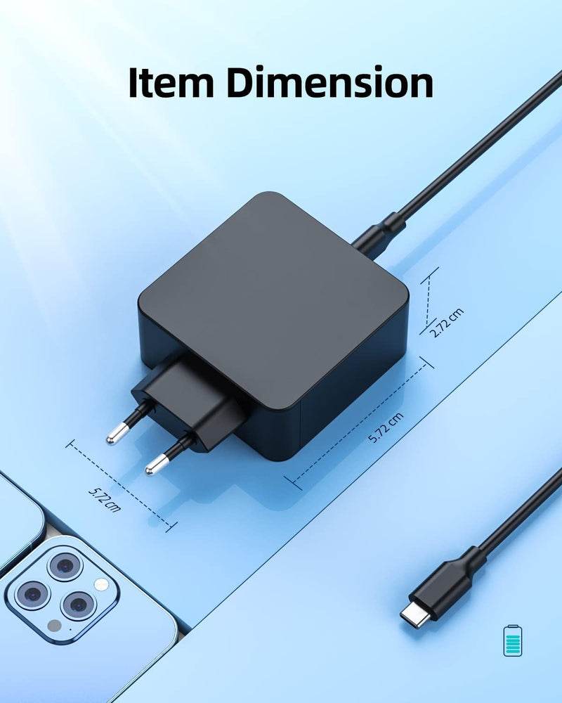 65W USB C Ladegerät für ASUS ZenBook Flip 14 S13, Chromebook Flip 14 13, ExpertBook B9 B3 B5 B7 ASUS